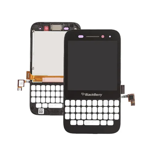 BlackBerry Q5 LCD Screen and Digitizer Assembly - Black - Canadian